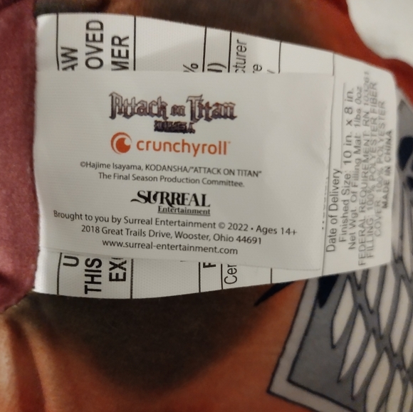 Attack on Titan 10" figure plush - Picture 6 of 6